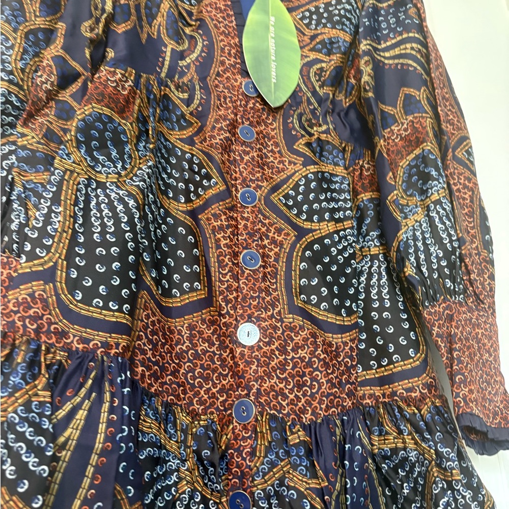 FARM Rio Multicolor Paisley Long Sleeve Dress - Picture 6 of 9